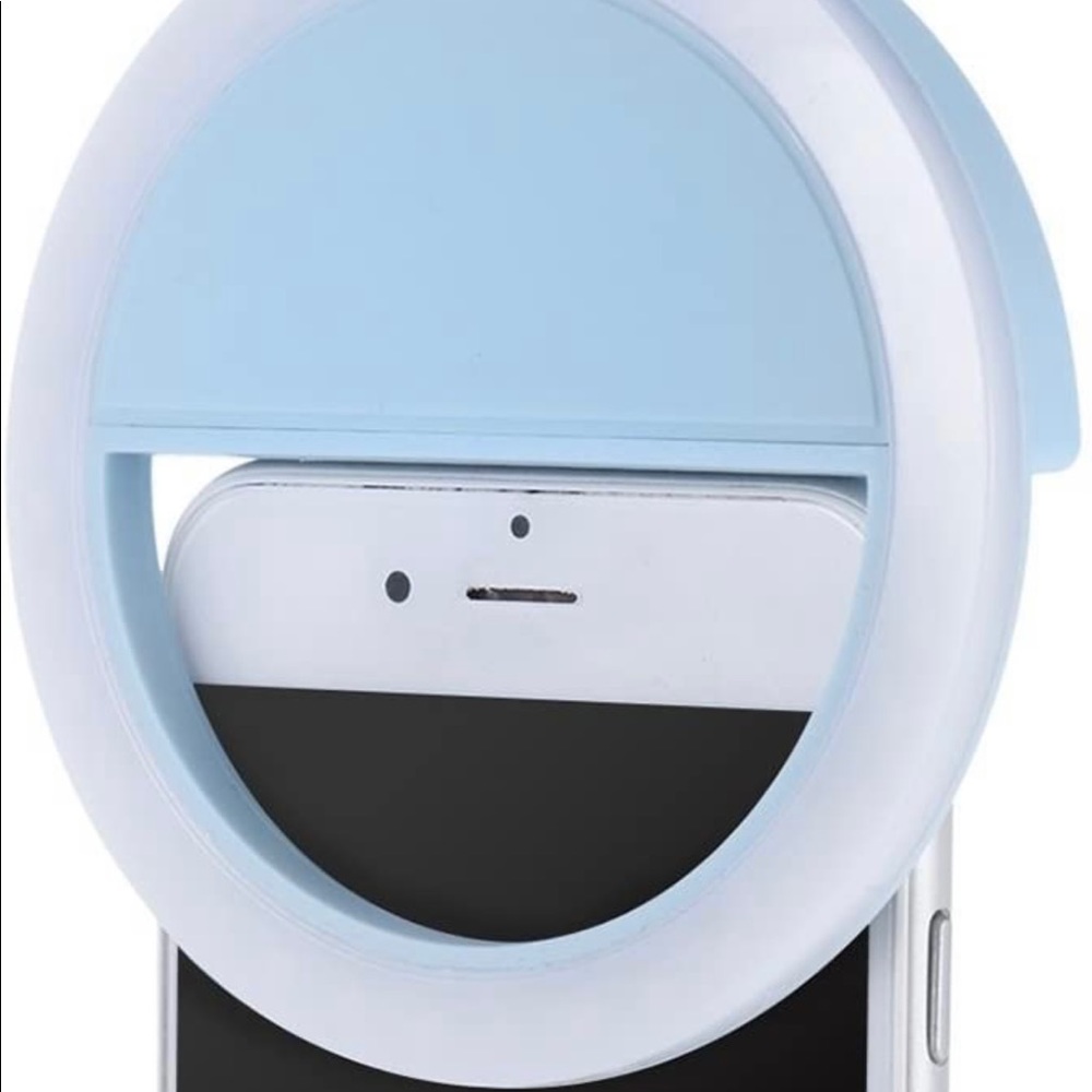 Blue selfie light for phone